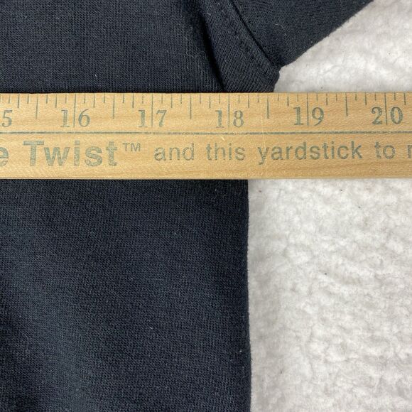 ZO•ON Iceland Hoodie Mens Size XXS Black Grey Hooded Sweatshirt Kangaroo Pocket - Picture 11 of 14